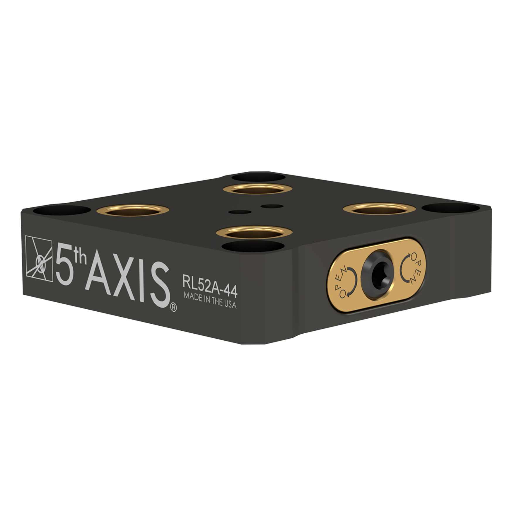 52mm Low Profile Base, Aluminum (Mounting: 4x M10 at 90° on 116mm PCD)