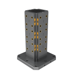RL96S-4004 400mm Dört Kenarlı RockLock™ Mezar Taşı, 96mm Dökme Demir